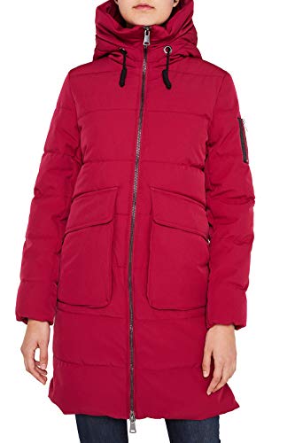 edc by Esprit 119CC1G008 Abrigo, Violeta (Berry Purple 520), L para Mujer