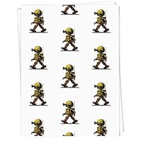 Azeeda A1 'Retro Toy Robot' Gift Wrap/Wrapping Paper Sheet (GI00106403)
