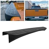 KARPAL Tailgate Molding Spoiler Cap Top Protector Trim Compatible with 2007-2014 Chevy Silverado, Replacement GM1904104, 25844299