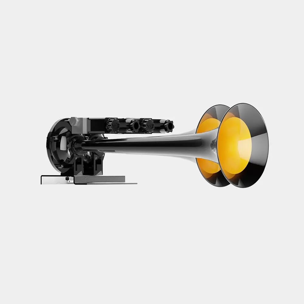 Baby Shark 2 Trompe | Clacson 12-24 Volts | Musicale Trumpet Klaxon Basuri | 130 Db 12 Melodies | Super Potente Per Camion,Trattore,Agricolo,4x4,Jeep,Bus, Auto,Voiture