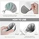 BDEPSTR 6 Pairs of Invisible Heel Pads to Prevent Slips & Blisters, Heel Protection, Heel Cushion, Gel Non-Slip Insoles for Too Large Shoes & Boots, Shoe Filler, Heel Protector Pads Against Blisters-A