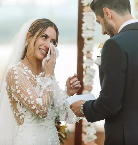 Something Blue Gift for Bride | Something Blue Before I Do | Wedding Handkerchief | Bridal Shower Gift for Bride from Mom Sister Friend | Wedding Day Keepsake - Image 8