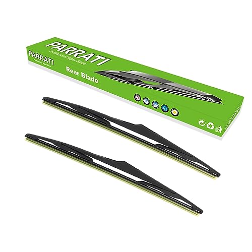PARRATI® 13'' Premium Rear Wiper Blades All-Season Replacement for 2007-2017 Jeep Wrangler Rear Windshield Wipers-(13-E)