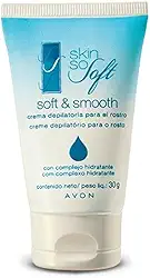 AVON SKINSOSOFT SOFT & SMOOTH CREME DEPILATÓRIO PARA O ROSTO 30G