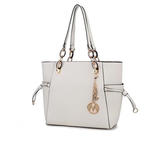 Image of MKF Collection Shoulder Bag Handbag for Women, Vegan Leather Satchel Bag ladies Tote Bag, Top-Handle Purse by Mia K
