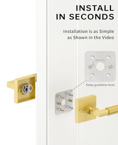 Poignée de porte factice dorée brossée : la solution idéale pour moderniser vos placards - 5