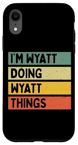 I'm Wyatt Doing Wyatt Things �ʔ������� �X�}�z�P�[�X iPhone XR �p