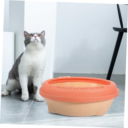 Sosoport 1 Conjunto De Caixa De Areia Para Gatos Banheiro Para Gatos Banheiro Doméstico Caixas De Ar