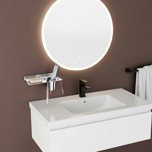 Image of Plantex (Primax) Platinum Stainless Steel Soap Dish with Tumbler Holder /Soap Holder /Bathroom Accessories - (Chrome)