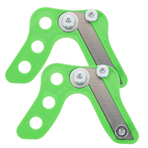 TEHAUX 2Pcs Woodworking Block Plane Hand Planer for Smoothing Arc Edges for Chamfering and Trimming Professional Tool for DIY Projects