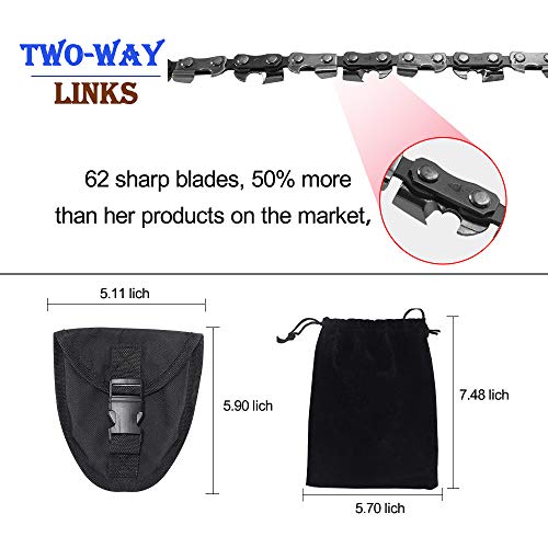 Loggers Art Gens Survival Pocket Saw