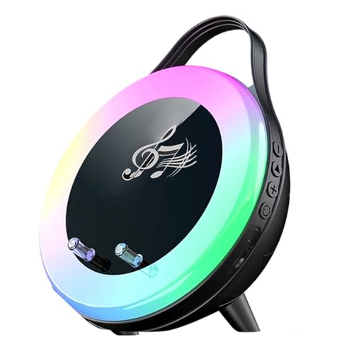 Wireless Induction Speaker   RGB Light Rechargeable, HiFi Sound Unit, Touch Free Audio Amplifier Device, Ambient Lighting Speaker System, Portable Indoor Outdoor Music Device | Home Bedroom Office Tra