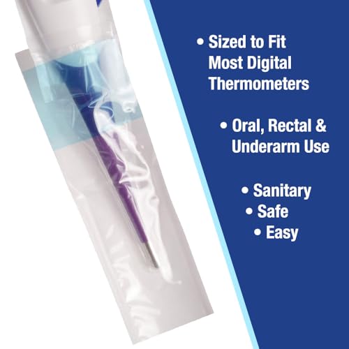 mabis disposable probe covers for digital thermometers box of 100 fsa eligible can be used orally rectally or under the arm