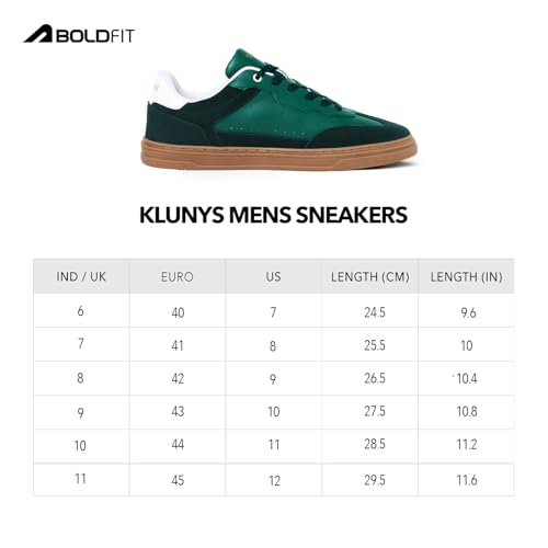 Image of Boldfit Sneakers for Men Casual Stylish Sneakers for Man with Premium PU Leather Upper, Cushioned Insole, Padded Collar, Breathable Lining & TPR Grip Sole Everyday Wear Shoes for Men Klunys Elite