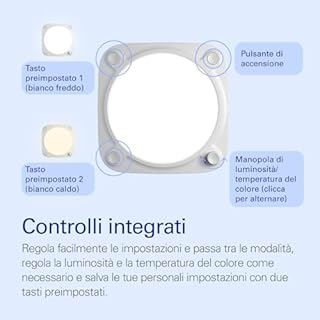 Elgato Key Light Neo (Senza Supporto) - Luce LED per Videochiamate e Streaming - Controllo onboard/Wi-Fi - Compatibile con Laptop, PC, Mac - Alimentazione USB - Supporti non inclusi