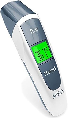 Clinical Ear Thermometer with Forehead Function - Upgraded Medical Quality with Improved Algorithm - Unmatchable Accuracy - iProvèn DMT-316 Digital Thermometer