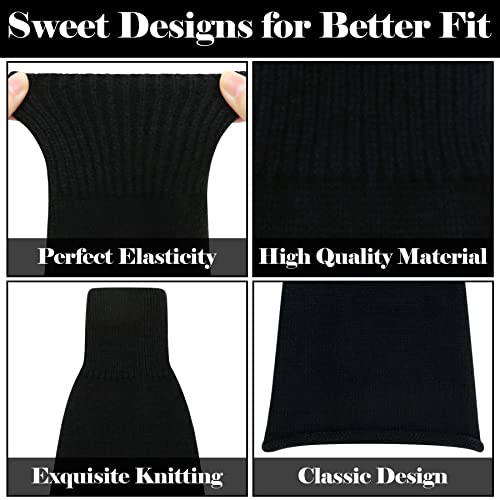 Olreco Black Leg Warmers Y2K Women\'s Leg Warmers Kawaii Leg Warmers Goth Accessories Harajuku Fashion Gyaru Girls Leg Warmers