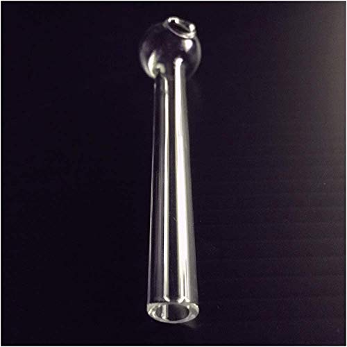 6 Pieces Thick Glass Oil Burner Clear Glass Oil Burner Pipe Glass Tube Oil Nail Glass