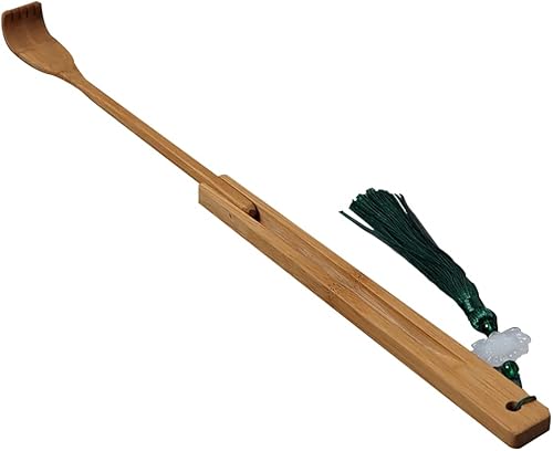 EXCEART Rascador de espalda Dispositivo de auto-masaje herramienta de masaje corporal Masajeador de cuello Raspador Rascador plegable de bambú