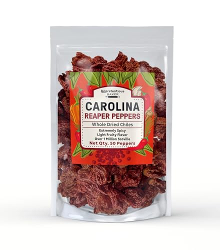 Unpretentious Whole Dried Carolina Reaper Chiles