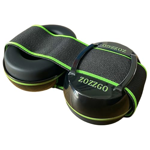 ZOZZGO Comfort Over-Ear Sleep Ear Muffs - Passive Noise Reduction Non-Clamping Adjustable for Bedtime & Midday Naps (A01 Sponge pad)