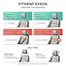 FH Group Automotive Car Seat Covers Blue Interior Front Seats Only Accessories High Back Combo Classic Cloth Car Seat Cover Front Set Universal Fit Cars Trucks and SUV Car Interior Accessories