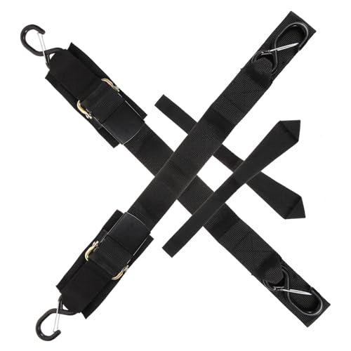 BESPORTBLE 2 Sets Boat Tie Down Straps Trailerkayak Straps Boat Trailer Tie-Downs for Trailer
