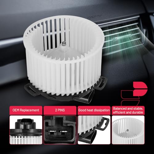 Image of BDFHYK AC Heater Blower Motor Fan 75116 Compatible with Mazda 2013 3,2013 3 Sport,HVAC Blower Motor Assembly Replacement for BBP261B10
