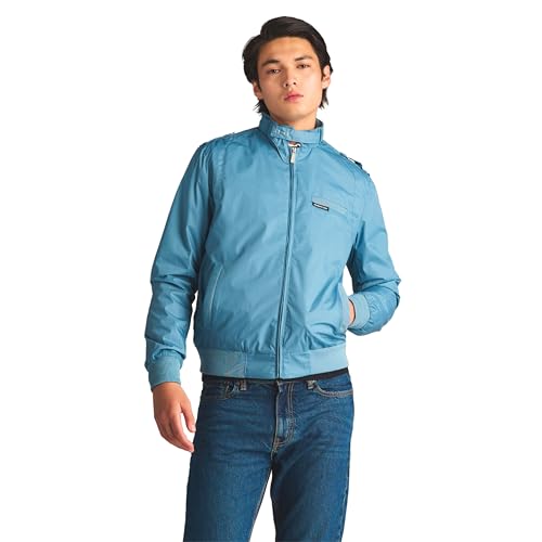 Members Only Men's Classic Iconic Racer, Slim Fit Jacket (Slate, XL) by Members Only - Used condition - Image 3