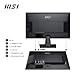 MSI PRO MP251 24.5-inch IPS 1920 x 1080 (FHD) Computer Monitor, 100Hz, Adaptive-Synch, HDMI, VGA Port, VESA Mountable, Tilt, Speaker, 1ms, Black