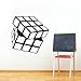 Rubik's cube autocollant mural enfants salle de jeux décoration enfants connaissances éducation outil stickers muraux Art mural A4 42x41 cm