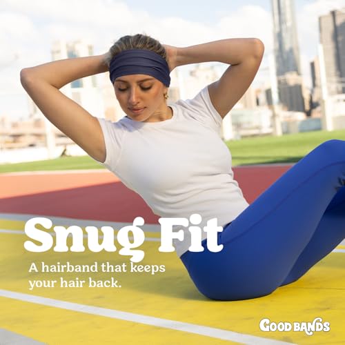 Image of Sweatband for Men and Women - Unisex Non Slip Headband that Wicks Moisture and Eliminates Excess Sweat - Durable & Long-Lasting - Running, Sports, Gym