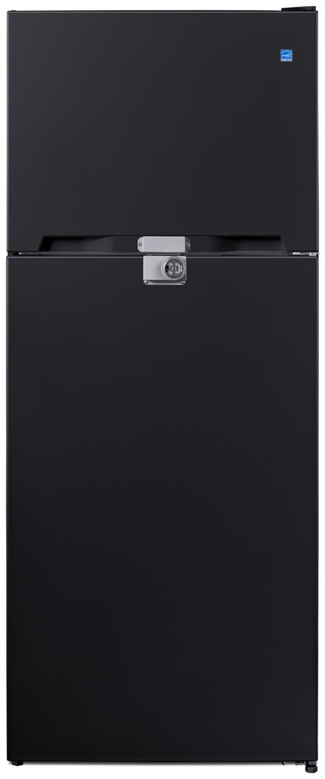 28" Wide Black Frost-Free Refrigerator-Freezer by Summit