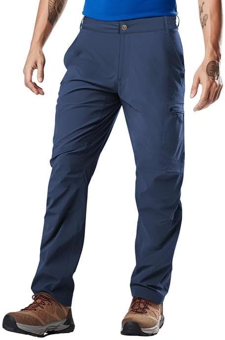 Miniatura 2 de Pantalones cargo de senderismo para hombre, impermeables, tácticos, ligeros, elásticos, para acampar