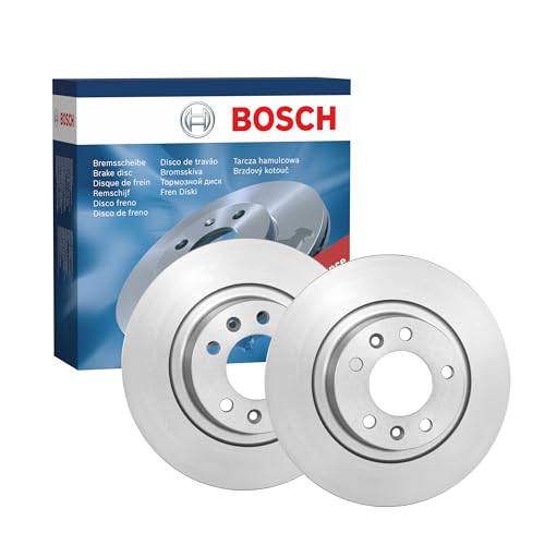 Juego de 2 Discos de Freno Bosch BD1246 - Discos Macizos de 290 mm - Eje Trasero - Certificación ECE-R90 - Frenado fiable, Rendimiento Estable, Protección Anticorrosión - 1 Juego de 2 Discos