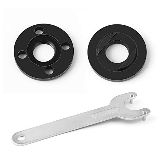 TOOLFLIFE 3pcs Angle Grinder Wrench Spanner Metal Lock Nut fits for Dewalt Milwaukee Makita 193465-4 Bosch Black & Decker Ryobi 5" 5/8-11 Parts