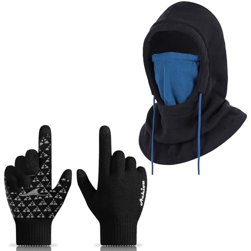 Achiou Winter Gloves & Ski Mask
