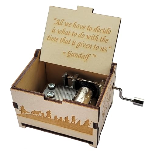 TheLaser'sEdge Lord of the Rings Mini Music Box, with “The Breaking of the Fellowship” song,...