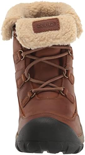 KEEN Women's Betty Boot Short Waterproof Insulated Ankle, Brown/Shitake, 9 | Image 1
