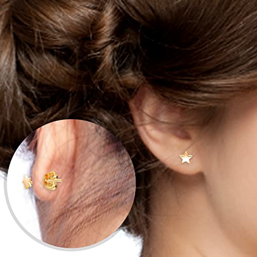 30Pcs Earring Backs Replacements Earrings Backs For Studs Hypoallergenic Earring Backs Gold Butterfly Shape Backs For Earrings Secure Earring Backings For Locking Stud Earrings #TOP5