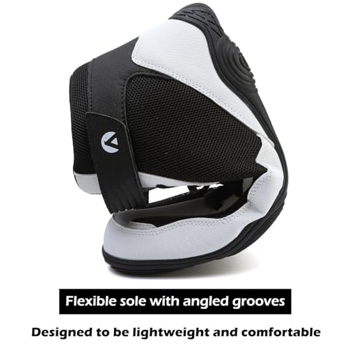 dimaiglobal men39s wrestling shoe fitness sneaker boxing shoes zero drop sole high top fighting shoes taekwondo karate martial arts training shoes