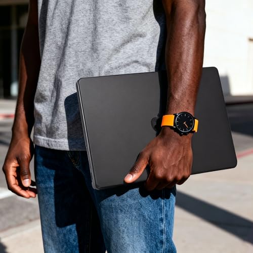 Image of EooCoo [Ultra Thin Armor] Case Compatible with MacBook Pro 14 inch 2024-2021 M3 M2 M1 A2918 A2992 A2779 A2442, [100% Match Space Black] [Anti-Fingerprint] Hard Shell&Keyboard Skin, Space Black Clear | Device-Like Feel, Matte Finish, Scratch-Resistant Surface, Slim Lightweight Protection, Work & Travel Ready