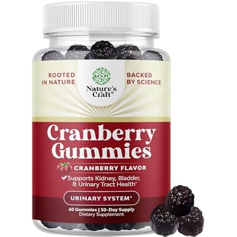 Natures Craft Cranberry Gummies for Urinary and Immune Health Cover