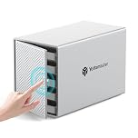 Yottamaster 5 Bay Hard Drive Enclosure, Aluminum 3.5" HDD Enclosure for 3.5 & 2.5 Inch SATA HDD/SSD, Support 90TB(5x18TB) Direct Attached Storage, Non-RAID DAS for Personal Home Storage [PS500U3]