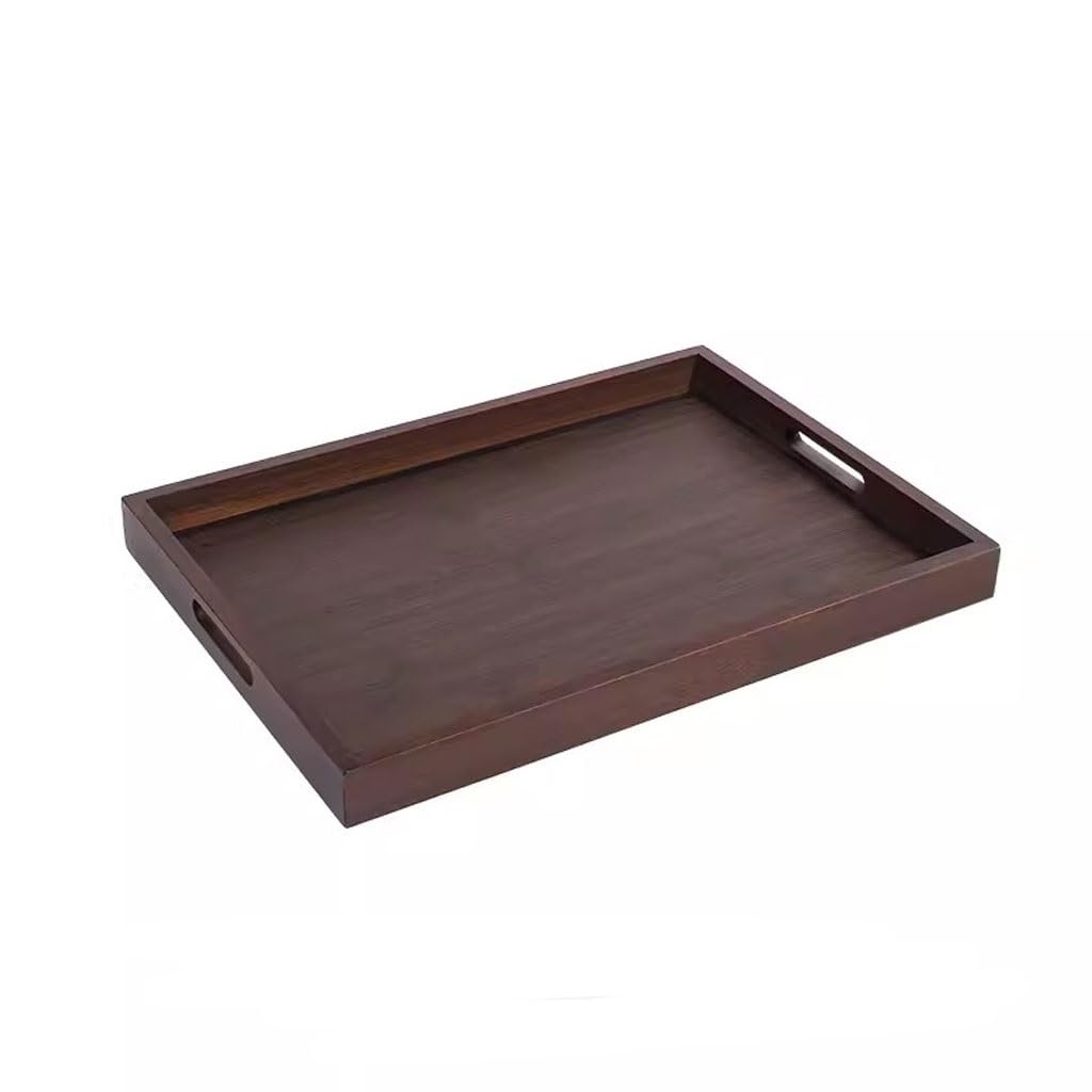 Bandeja Adecuado for bandejas de Tazas de té de Interior en restaurantes y cafeterías de té, Aperitivos de té de la Tarde en casa y Platos de Frutas. Bandejas para Servir Comida(B)