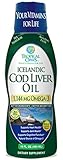 Icelandic Cod Liver Oil | Maximum Strength 1144mg of Liquid Omega 3 Fish Oil | Wild-Caught Natural...