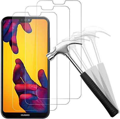Snnisttek [Lot de 3 Protection écran Verre Trempé P20 Lite Huawei, Dureté 9H, Protection Contre Les Rayures, l'huile, Les Bulles, Protection d'écran pour P20 Lite Huawei