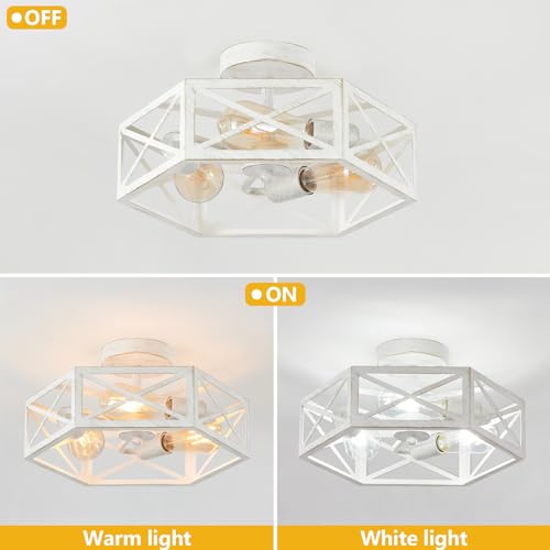Xsdetu 3-Light Flush Mount Ceiling Light Fixture thumb #5