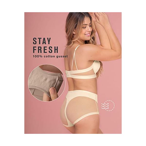 Leonisa Super Comfy Control Panty Shaper, Large, Nude