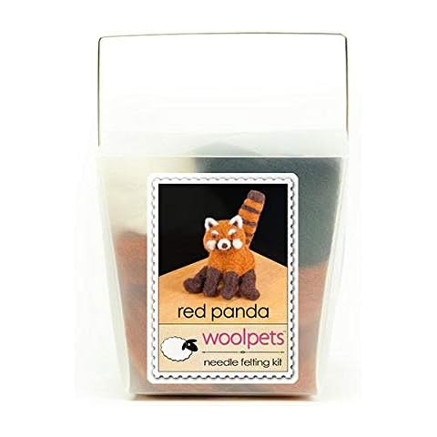 Woolpets, Needle Felting Kit, Intermediate, Red Panda, 1049 Cover